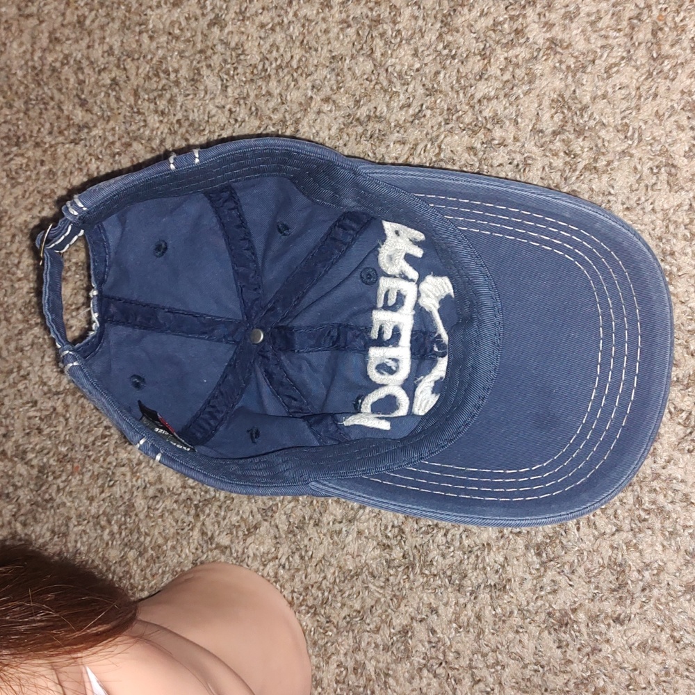 Freedom Eagle Distressed Baseball Strapback Cap - image 6